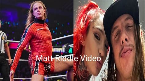 matt riddle leaked tape|Matt Riddle